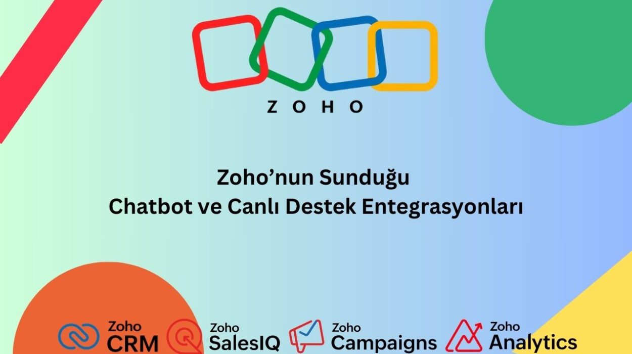 Zoho’nun Sunduğu Chatbot ve Canlı Destek Entegrasyonları